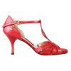 TANGOLERA CHIARA (A32C) ROUGE-T7 Chaussure de tango - Pointure 38